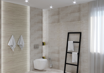 Дизайн-проект Venis Newport Natural+Venis Contour Beige+Porcelanosa Lexington Fresno+Peronda Boreal Bone+Мебель IBX Испания