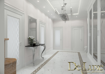 Дизайн прихожей Versace Marble