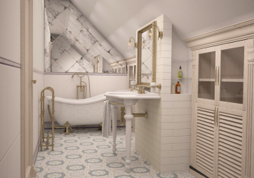 Дизайн ванной Peronda Provence