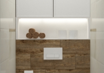 Дизайн ванной комнаты Tubadzin Serenity + Grasaro Italian Wood