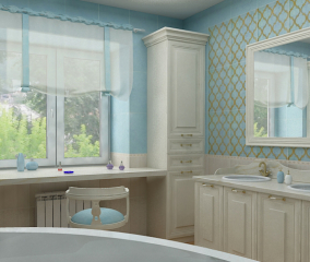 Дизайн ванной комнаты Peronda Provence