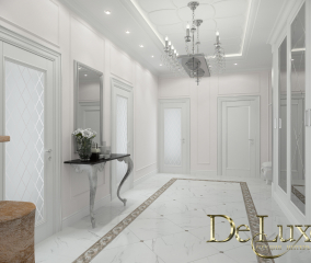 Дизайн прихожей Versace Marble
