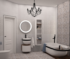 Дизайн ванной комнаты Porcelanosa Barcelona