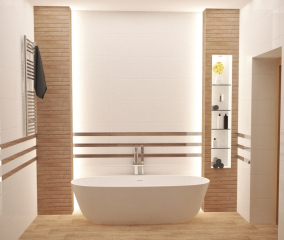 Porcelanosa Oxford+Tubadzin Abisso. Вариант 1